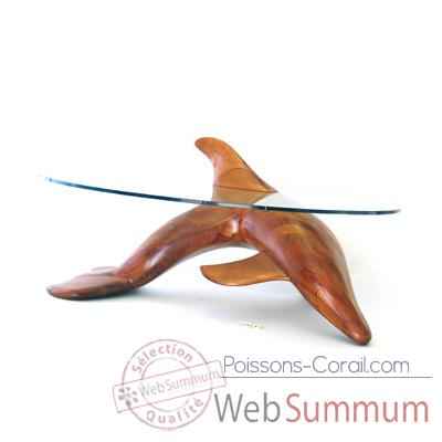 Le dauphin 125 cm en bois de Rauli - LAST-MDA125-R