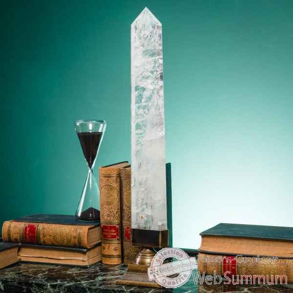 Cristal de roche ht43-50cm Objet de Curiosité -PUMI295-6