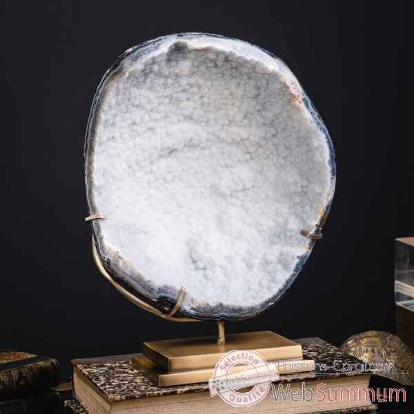 Geode d\'agate 2.2kg (bresil) Objet de Curiosite -PUMI1043