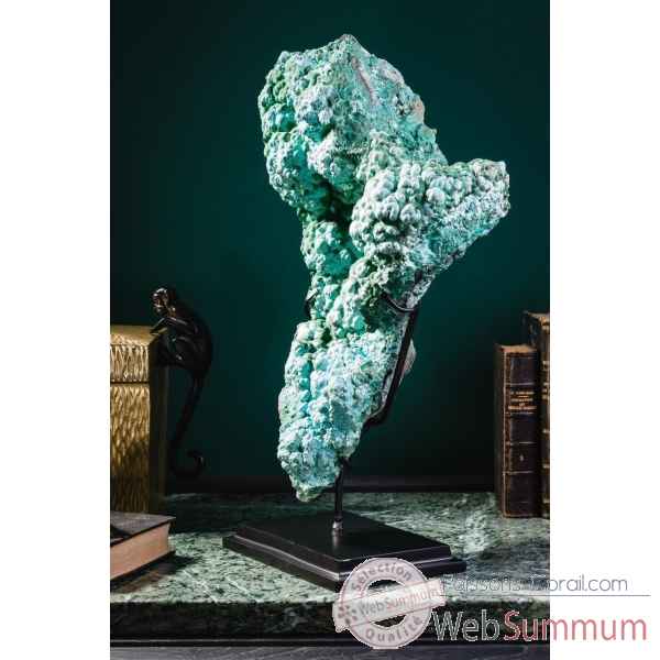 Malachite chrysocolle 6.6kg - congo Objet de Curiosite -PUMI1074 -1