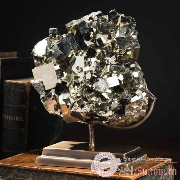 Pyrite du pérou 1.5kg environ Objet de Curiosité -PUMI873-3