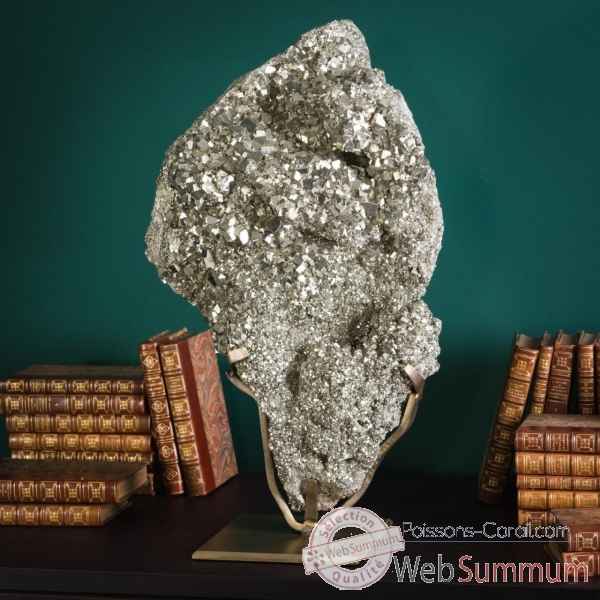 Pyrite en bloc du pérou 35kg Objet de Curiosité -PUMI936