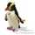 Peluche Steiff Pingouin Hippie mohair debout blanc et noir -st064531