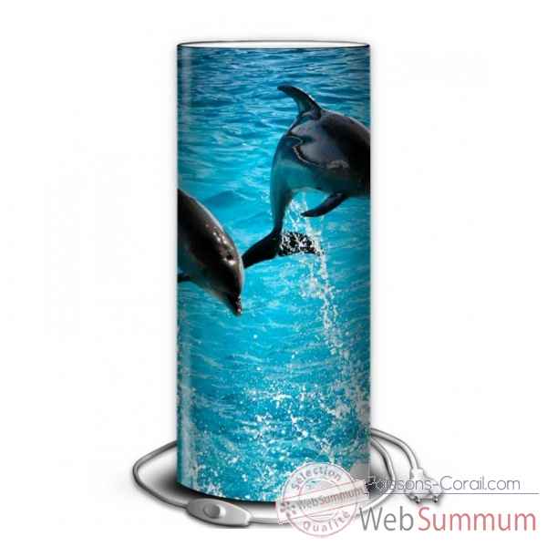 Lampe faune marine saut de dauphins -FM1213